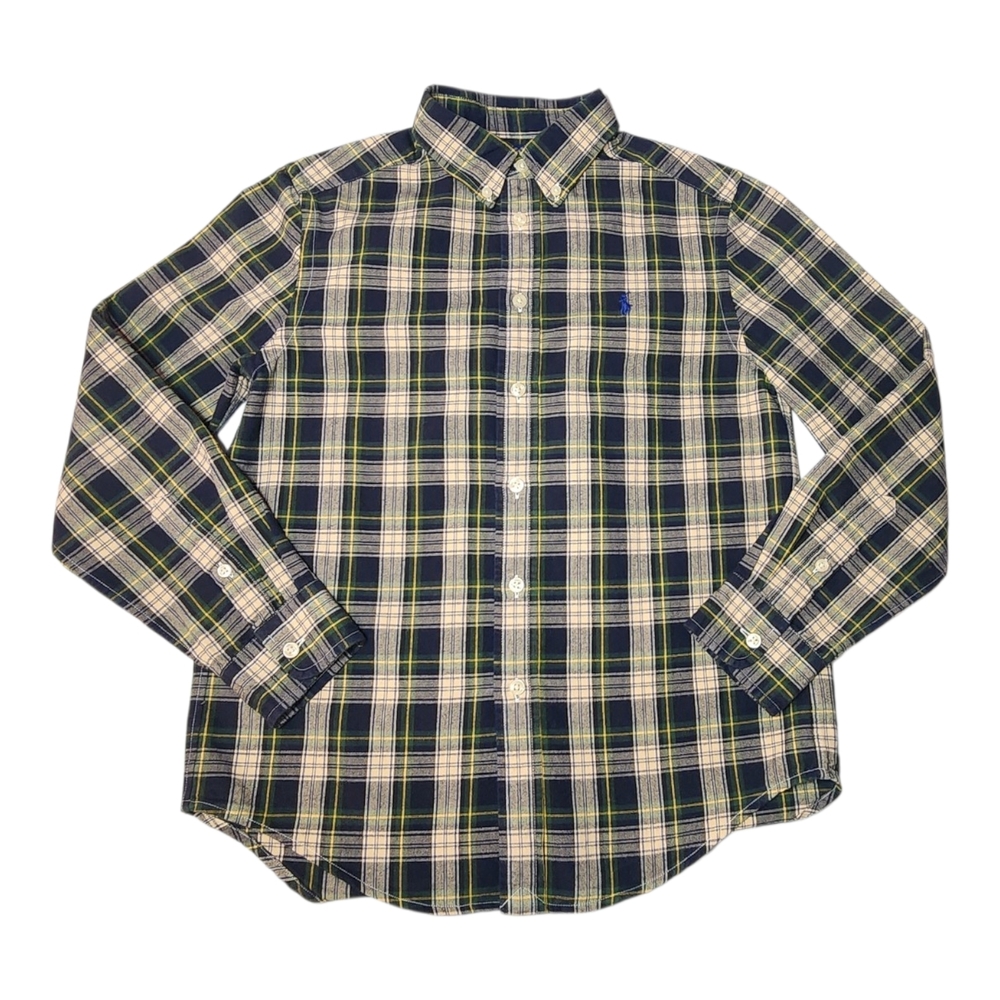 Polo Ralph Lauren Little Boys Plaid Cotton Oxford Shirt